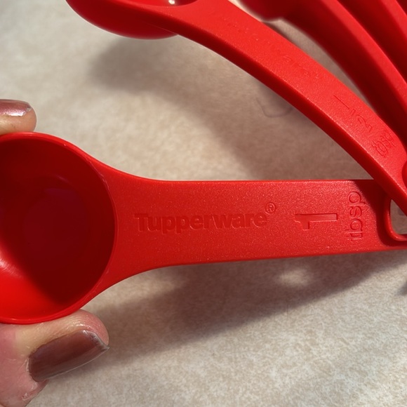 Tupperware measuring spoons & scoop set. NWT - Picture 5 of 7